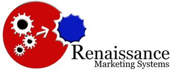 Renaissance Marketing Logo - Blue Red 350x145